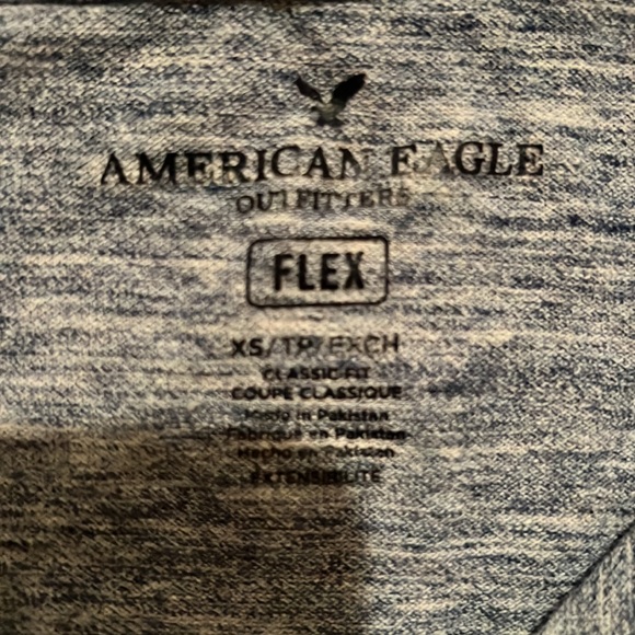 Men’s gray American Eagle Polo size XS - Picture 5 of 6
